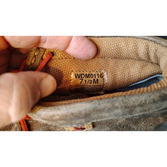 Twisted Boots Women's Chukka Boots, Driving Shoes, 7.5M Embroidered Flower Rose - Picture 8 of 8